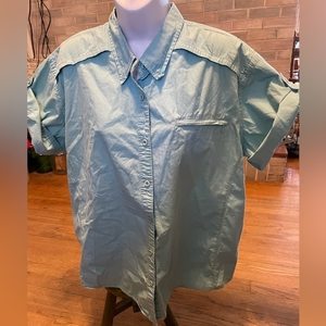 World wide sportsman women’s fishing shirt size 2xl‎ blue
